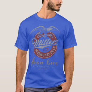 T-shirt Logo de bière vintage Coors Classic Miller High Li