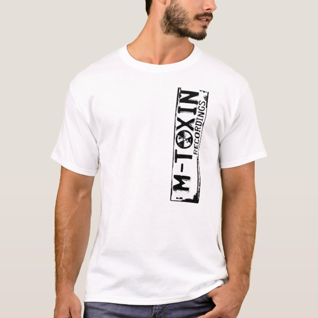 T-shirt Logo de blanc de M-Toxine (Devant)