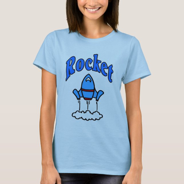 T-shirt Logo de Blue Rocket Chemise (Devant)