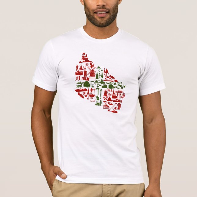 T-shirt "Logo de Bornholm" (Devant)