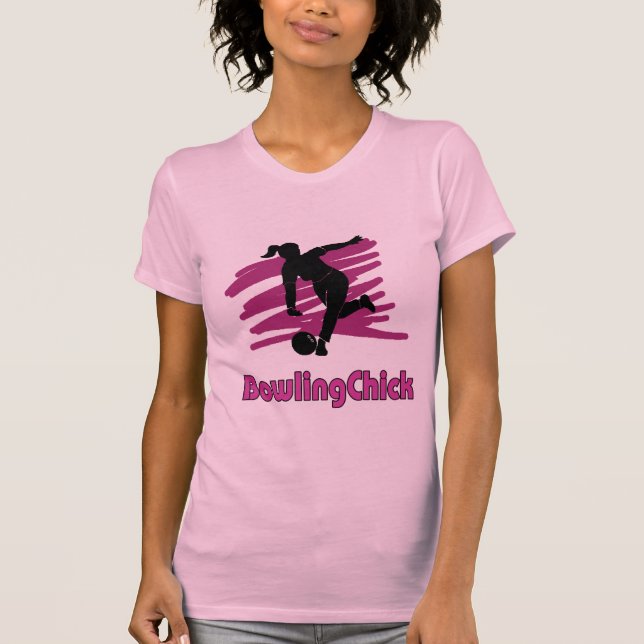 T-shirt Logo de BowlingChick (Devant)