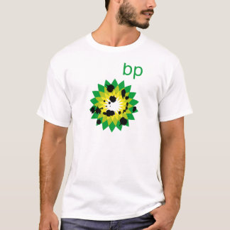T-shirt Logo de BP éclaboussé par huile