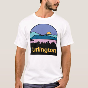 T-shirt Logo de Burlington, Sticker Vermont