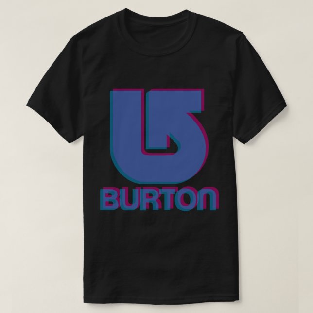 T-shirt Logo de Burton Snowboard 3D (Design devant)