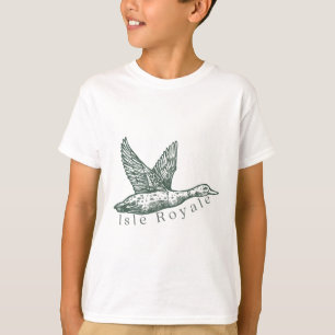 T-shirt logo de canard d'Isle Royale