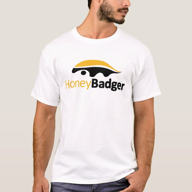 T-shirt Logo de classique de blaireau de miel (Devant)