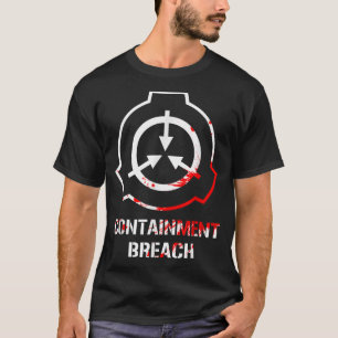 T-shirt Logo de confinement SCP sanglant
