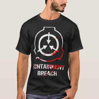 T-shirt Logo de confinement SCP sanglant