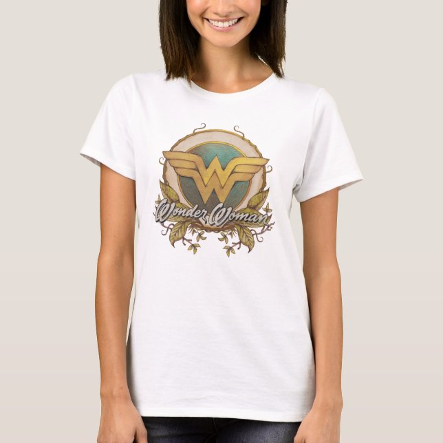 T-shirt Logo de croquis Wonder Woman Folift (Devant)