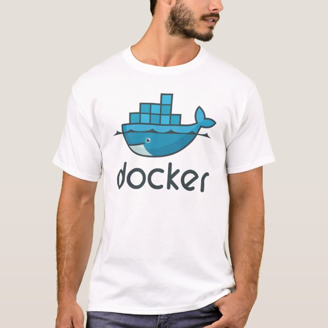 T-shirt Logo de docker (Devant)