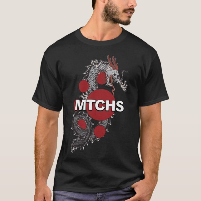 T-shirt Logo de dragon de MTCHS (Devant)