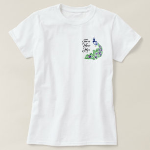 T-shirt Logo de ferme Peacock personnalisé