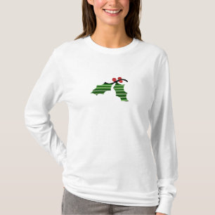 T-shirt Logo de feuille de houx - la longue chemise gainé