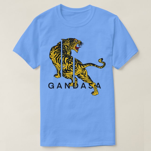 T-SHIRT LOGO DE GANDASA TIGER (Design devant)