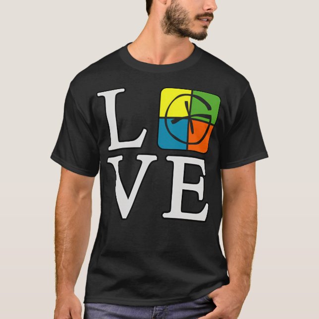 T-shirt Logo de géocaching (Devant)