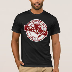 T-shirt Logo de géologie formant le monde (Amérique du