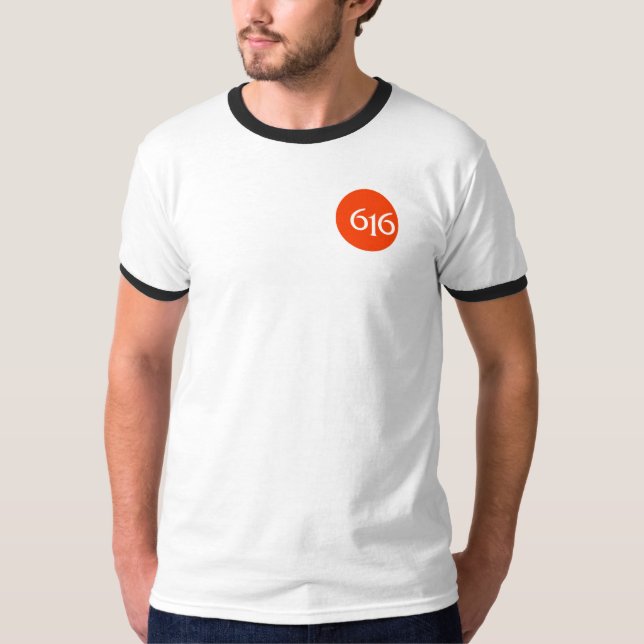 T-shirt Logo de Grand Rapids 616 (Devant)