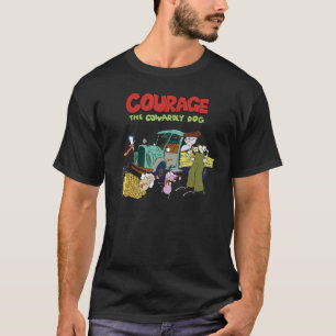 T-shirt Logo de groupe de CN Courage le chien couard