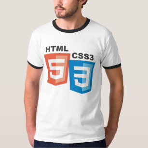 T-shirt Logo de HTML5 CSS3