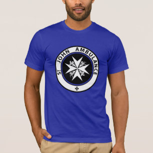T-shirt Logo de la Brigade Ambulance St John Retro 1888