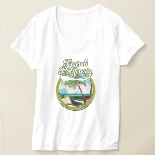 T-shirt Logo de la carte de voyage en Chine