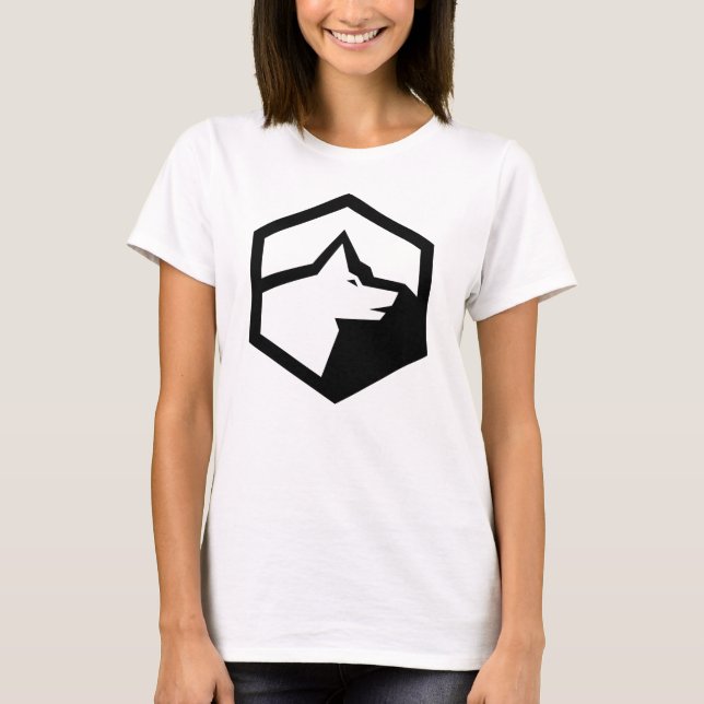 T-shirt Logo de la ferme Wolf Mountain (Devant)