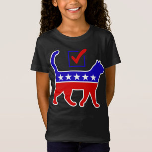 T-Shirt Logo de la fête du chat Feline Politique Grand Par