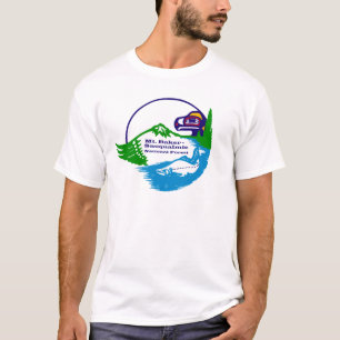 T-shirt Logo de la forêt nationale de Mt Baker - Snoqualm