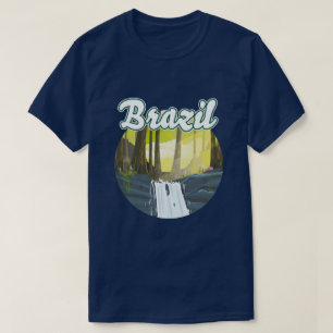 T-shirt logo de la forêt tropicale du Brésil