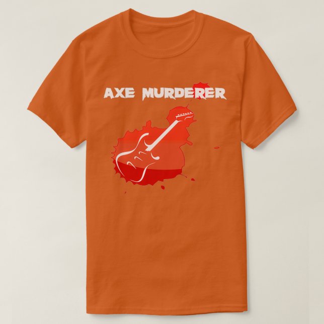 T-shirt Logo de la guitare Ax Murderer (Design devant)