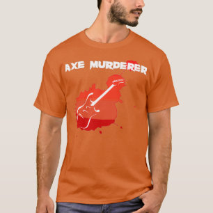 T-shirt Logo de la guitare Ax Murderer