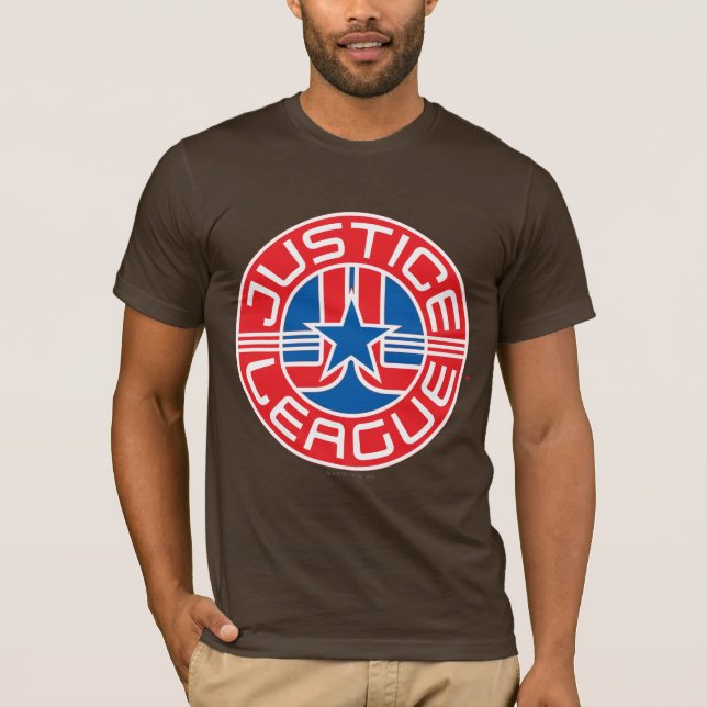 T-shirt Logo de la Ligue de la Justice (Devant)