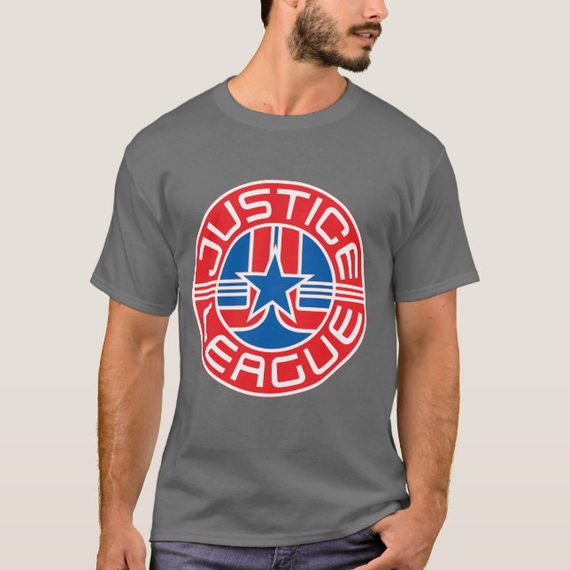 T-shirt Logo de la Ligue de la Justice (Devant)