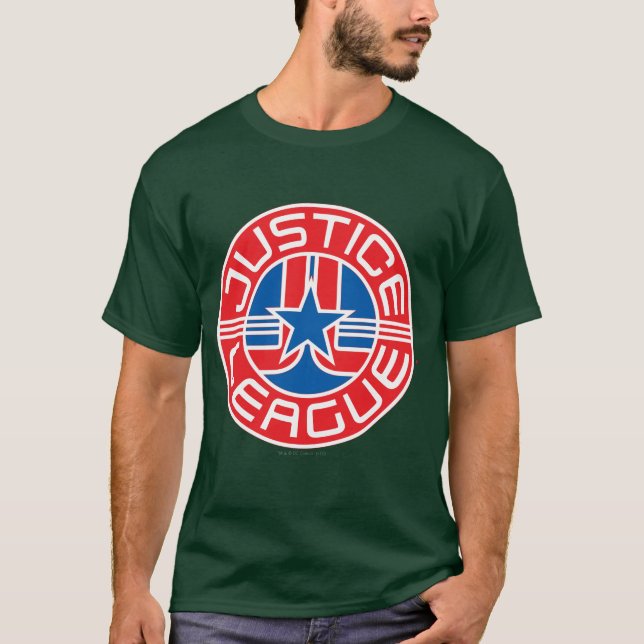 T-shirt Logo de la Ligue de la Justice (Devant)