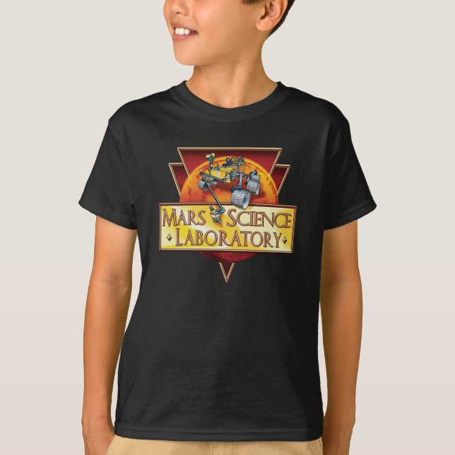 T-shirt Logo de la mission Mars Science Laboratory (Devant)