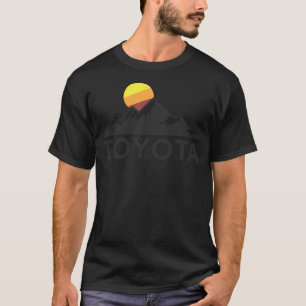 T-shirt Logo de la montagne Toyota T Chemise Petite poitri
