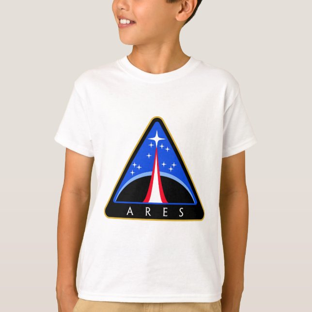 T-shirt Logo de la NASA Ares Rocket (Devant)