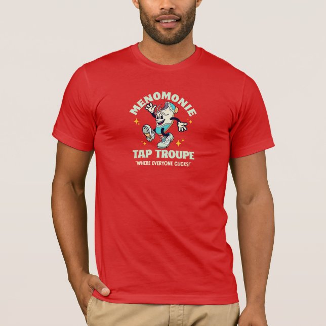 T-shirt Logo de la troupe de claquettes dessin animé  (Devant)