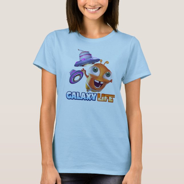 T-shirt Logo de la vie de galaxie (Devant)