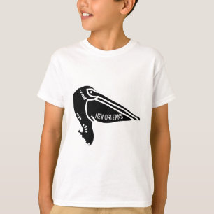 T-shirt logo de la ville de Nouvelle-Orléans au pélican