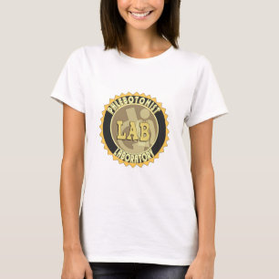 T-SHIRT LOGO DE LABORATOIRE DE PHLEBOTOMIE BADGE