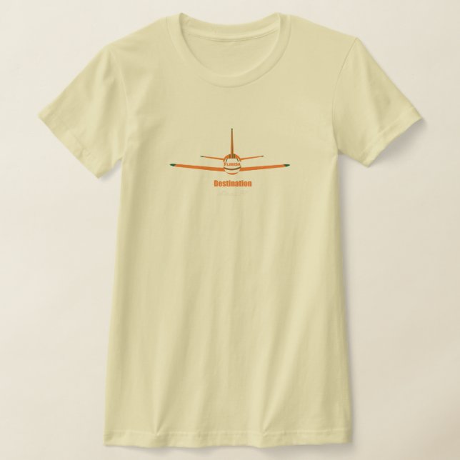 T-shirt Logo de l'aéroport de destination Miami Floride FL (Poser)