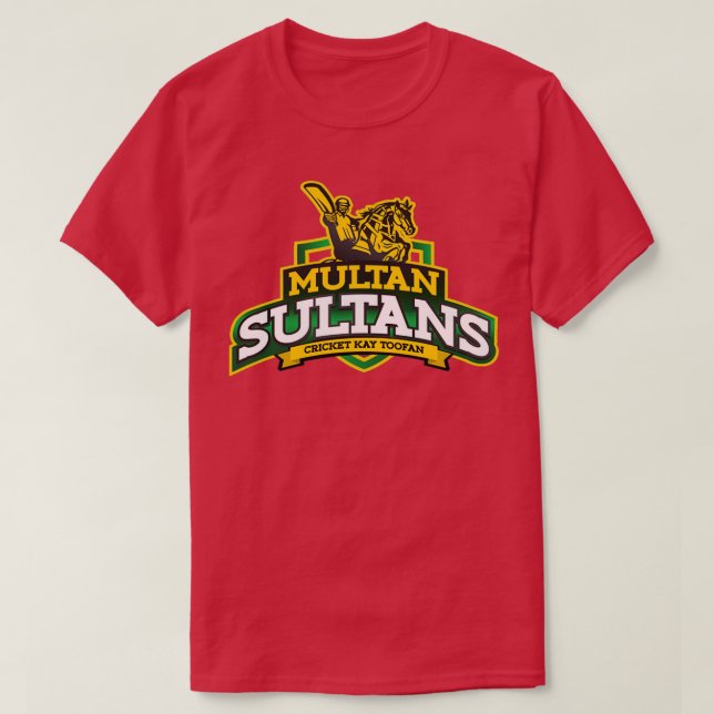 T-shirt Logo de l'équipe de cricket Multan Sultans (Design devant)