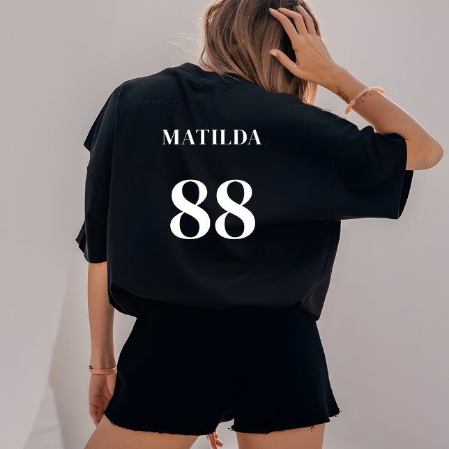 T-shirt Logo de l'équipe personnalisée Nom Numéro Sport mo (Créateur téléchargé)