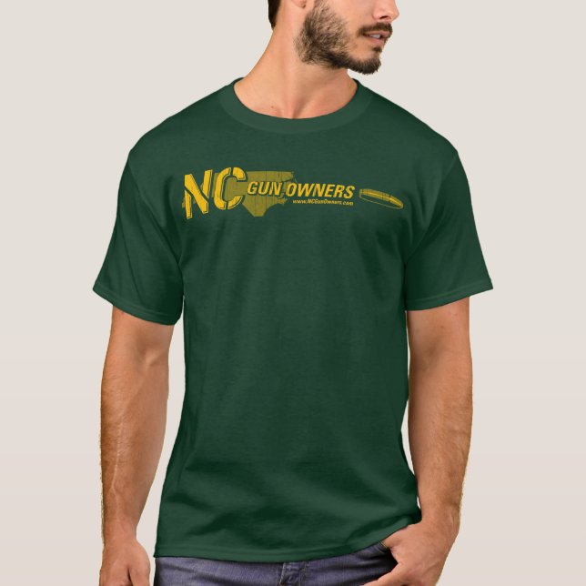 T-shirt Logo de l'or NCGO (Devant)