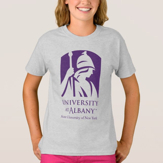 T-shirt Logo de l'Université d'Albany (Devant)