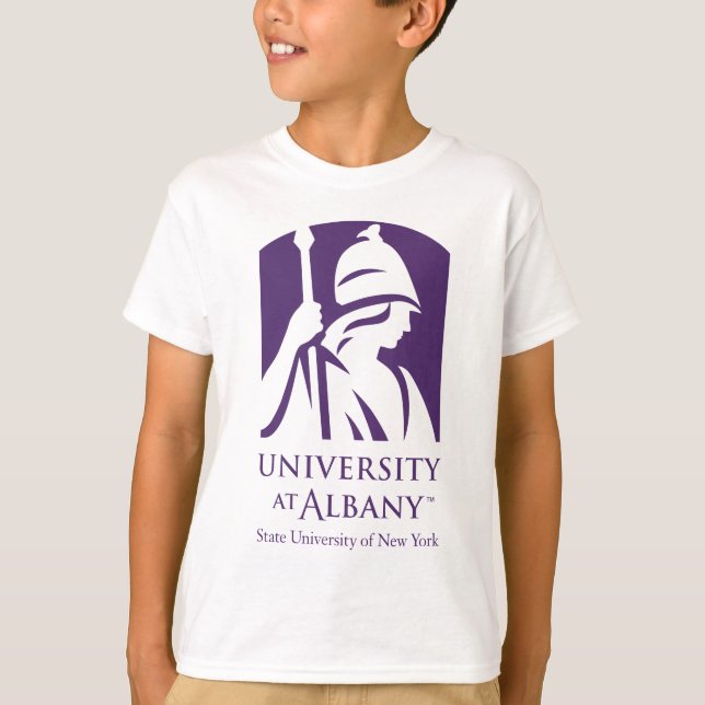 T-shirt Logo de l'Université d'Albany (Devant)