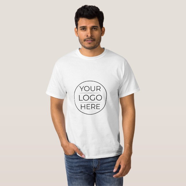 T-shirt Logo de marque d'entreprise moderne (Devant entier)