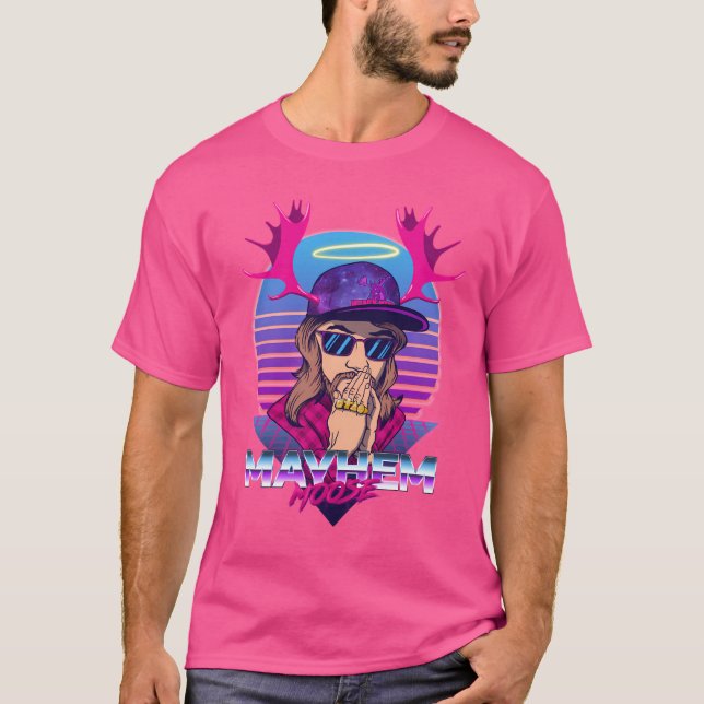 T-shirt Logo de Mayhem Moose Swag Jesus (Devant)