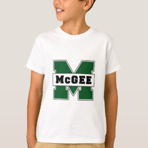 T-shirt Logo de McGee de Collégial-Style